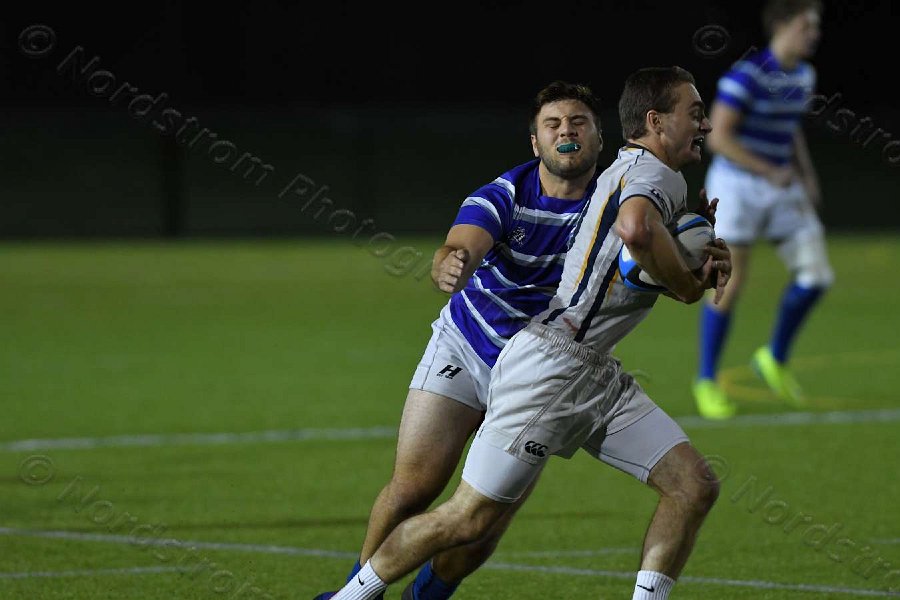 Wheaton Men\'s Rugby vs Mass Maritime.  Photo by Keith Nordstrom